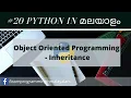 Learn Python In Malayalam Object Oriented Programming Inheritance