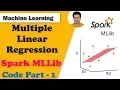 Multiple Linear Regression using Spark PySpark MLLib Coding Part - 1