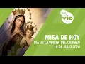 Misa de hoy dia de la Virgen del Carmen Jueves 16 Julio de 2026 Tele VID