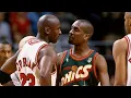 NBA 2K Seattle SuperSonics '96 vs Chicago Bulls '96 - The Glove \u0026 Reign Man vs His Airness!
