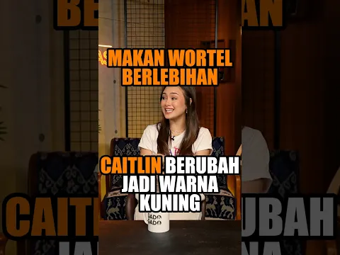MAKAN WORTEL BERLEBIHAN, CAITLIN BERUBAH JADI WARNA KUNING #shorts #caitlinhalderman #andretaulany
