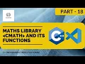 MATHS LIBRARY cmath AND ITS FUNCTIONS C PROGRAMMING SERIES LEARN C FROM BASICS