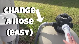 How to Quickly and Easily Change a Hose for Above Ground Pool