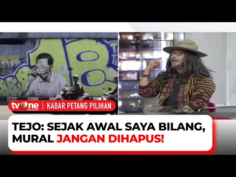 Mural Berbalut Kritik Dibongkar, Sujiwo Tejo: Malah Nempel Dikenangan