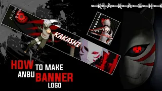 kakashi anbu logo and banner pixellab download 