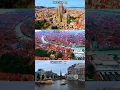 Barcelona 🇪🇸 V's Venice 🇮🇹 V's Amsterdam 🇳🇱 #skyview #europeancities #spain #italy #netherlands