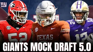 Full Giants 7 Round Mock Draft 5 0 The Love It or Hate It Edition New York Giants Football