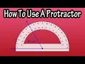 How To Use A Protractor To Measure And Draw Angles Explained From The Right And Left Side