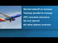 Southwest flight forced to stop suddenly during takeoff after pilot misidentified runway