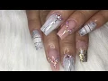 How To White Marble Acrylic Nails