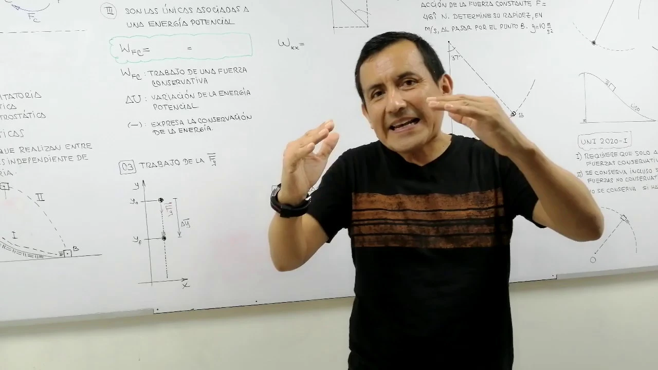 24. FUERZAS CONSERVATIVAS Y ENERGÍA POTENCIAL #AnibalMalger #EnergíaMecánica