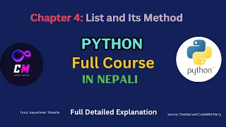 Chapter 5 List and Its Method Python Course in Nepali