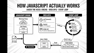 How JavaScript ACTUALLY Works JS Engine Memory Heap Call Stack Event Loop EXPLAINED