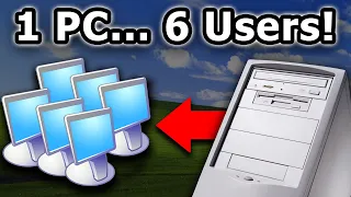 Getting 6 Users on 1 Computer… at the Same Time! (But How?)