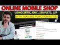 Online Mobile shop in jsp Eclipse IDE Tomcat Sever MySQL Database