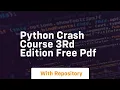 python crash course 3rd edition free pdf