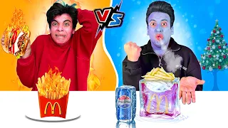 تحدي السخن Vs البارد لمدة 24 ساعه الحسن انهيار بكاء  تحدي السخن Vs البارد لمدة 24 ساعه الحسن انهيار بكاء