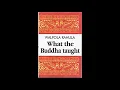 What the Buddha Taught by Walpola Rahula book Book PDF TimeStamps