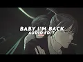 Download Lagu baby i'm back - the kid laroi [edit audio]