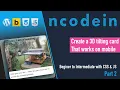 Part 2 Create Stunning 3D Effects with CSS and JavaScript Interactive Mouse and Device Motion