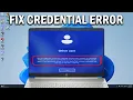 How To Fix We can t sign you with this credential because your domain isn t available - Easy Fix