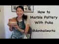 How to marble pottery