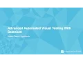 Advanced Automated Visual Testing With Selenium -