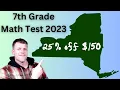 7th Grade Math Test - NY 2023