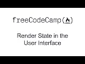 Render State in the User Interface - React