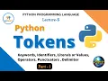 Python Token Tokens tokens in c