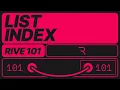 Rive 101 - List Index