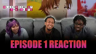 what is evil classroom of the elite ep 1 reaction