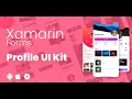 Profile Page UI Kit Xamarin Forms Android iOS
