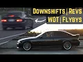 BMW E36 M3 S52 Stromung Catback Exhaust With Dinan Intake Driving Clips 4K