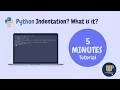 HINDI What is Indentation in Python Python In 5 Minutes For Beginners Programmers Cave