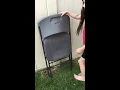 Lifetime Padded Folding Chair review Padded Commercial Contoured Folding Chair 4 Pack in Putty