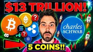 $13 TRILLION INSTITUTION GOES ALL IN on 5 CRYPTO COINS