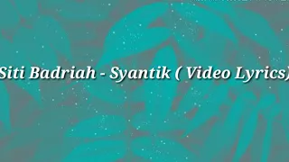 siti badriah lagi syantik video lyrics 
