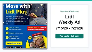Lidl Weekly Ad 26 - 26 Best Deals