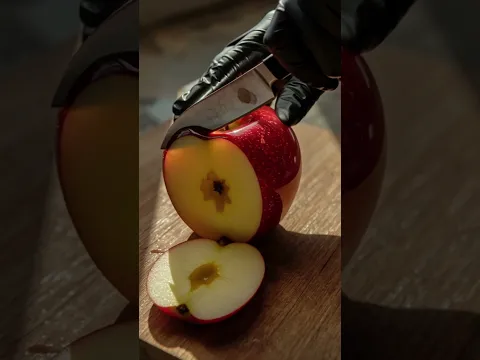 Glass Fruit Cutting! 🤤