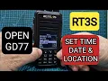 RT3S Opengd77 - Set Time Date