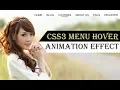 CSS3 Menu Hover Animation Effect CSS3 Animation