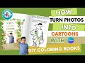 How to Turn Photos into Cartoons Creating coloring pages with Canva