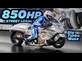 850HP Street Bike 233MPH TURBO HAYABUSA The Fastest Street Legal Bikes on the Planet