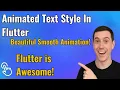 The Secret to SMOOTH Animated Text in Flutter Complete AnimatedDefaultTextStyle Guide