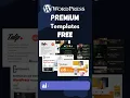 Wordpress Premium Templates FREE Download