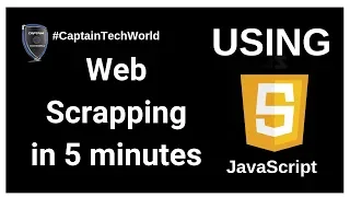 How to do Web Scraping in 5 minutes using JavaScript Live Demo 2020