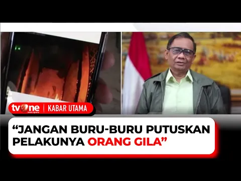 Pemerintah Mengutuk Aksi Penusukan Ustadz dan Pembakaran Mimbar Masjid