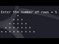 C Programming to print the Pyramid in Kali Linux for Beginners