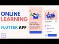Flutter Online Learning App Concept Speed Code GitHub Link